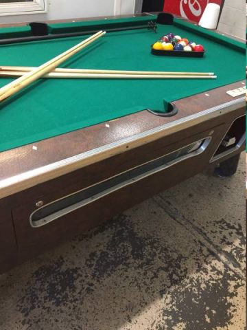 used valley pool table