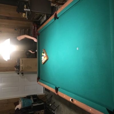 Professional league size pool table